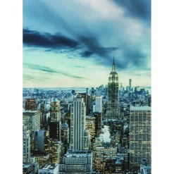 Tableau En Verre New York Sunset 160X120Cm