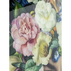 Tableau En Verre Pretty Flower Woman 100X100
