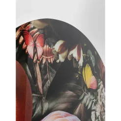 Tableau En Verre Proud Flamingo O100Cm