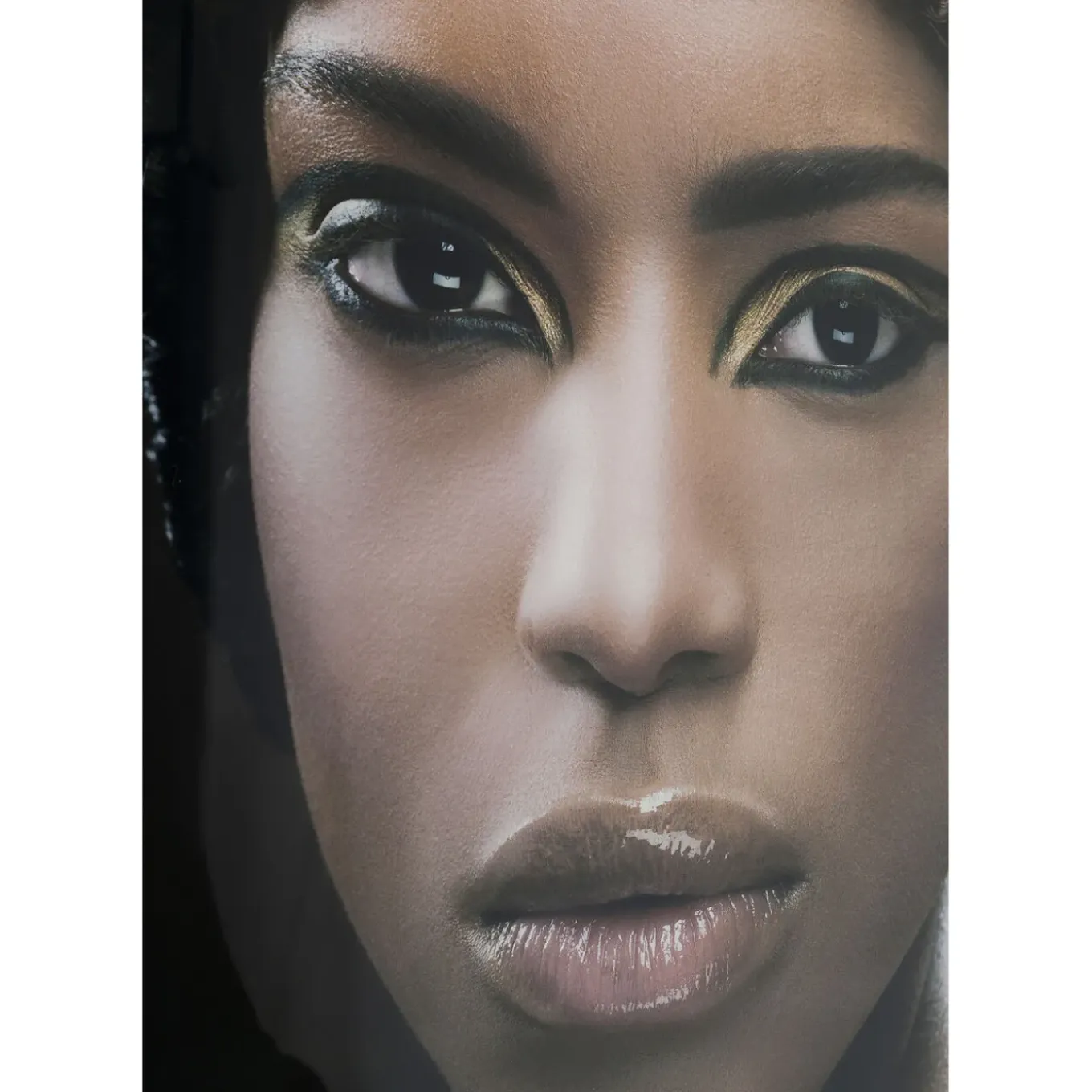 Tableau En Verre Royal Headdress Face 100X150Cm