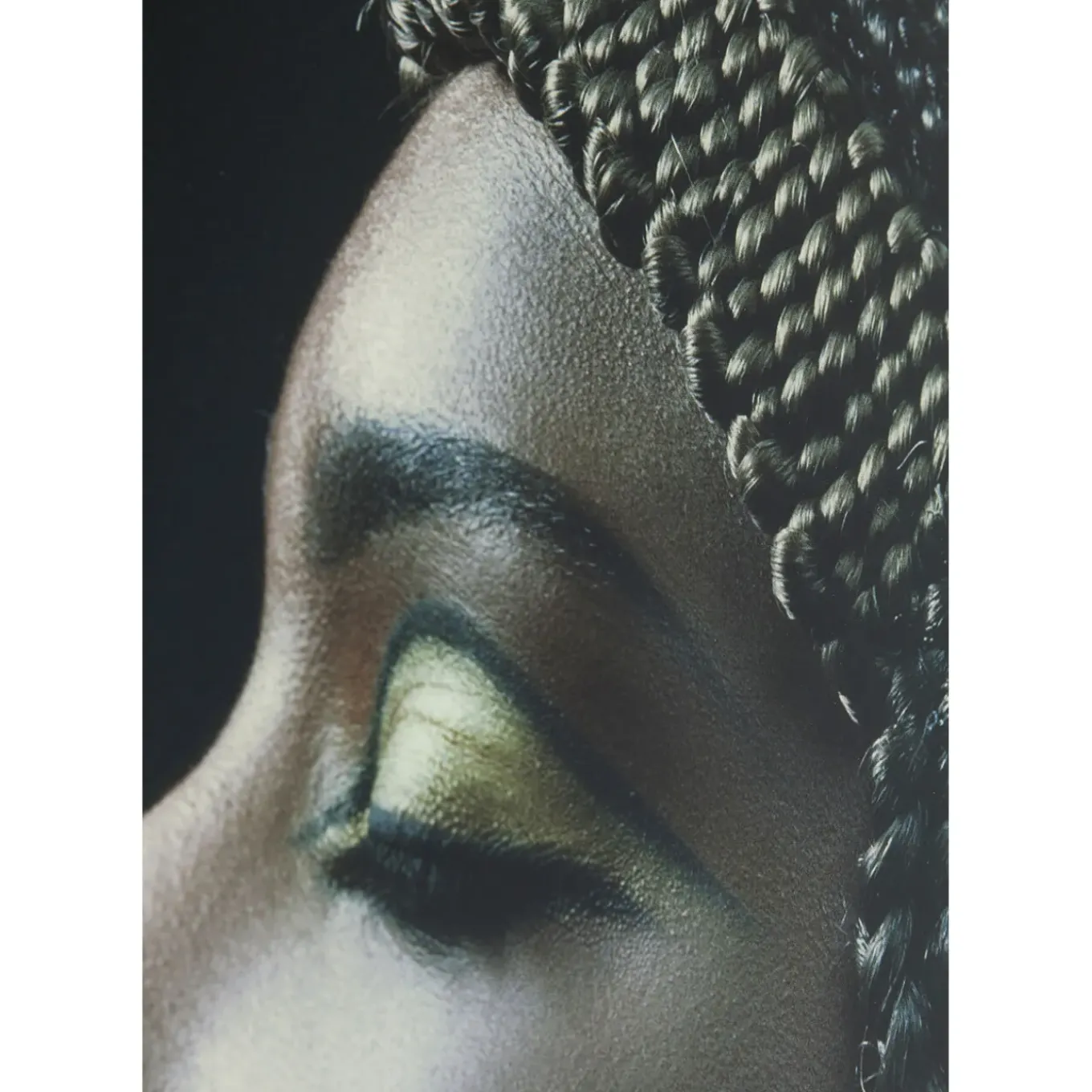 Tableau En Verre Royal Headdress Profile 100X150Cm