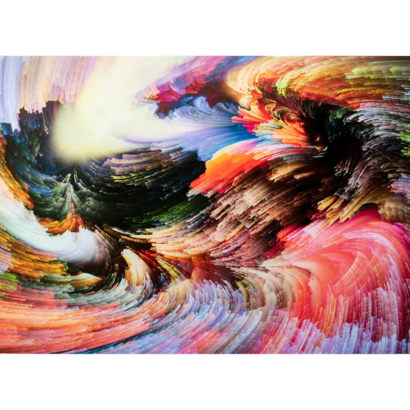Tableau En Verre Space Galaxy 150X100Cm