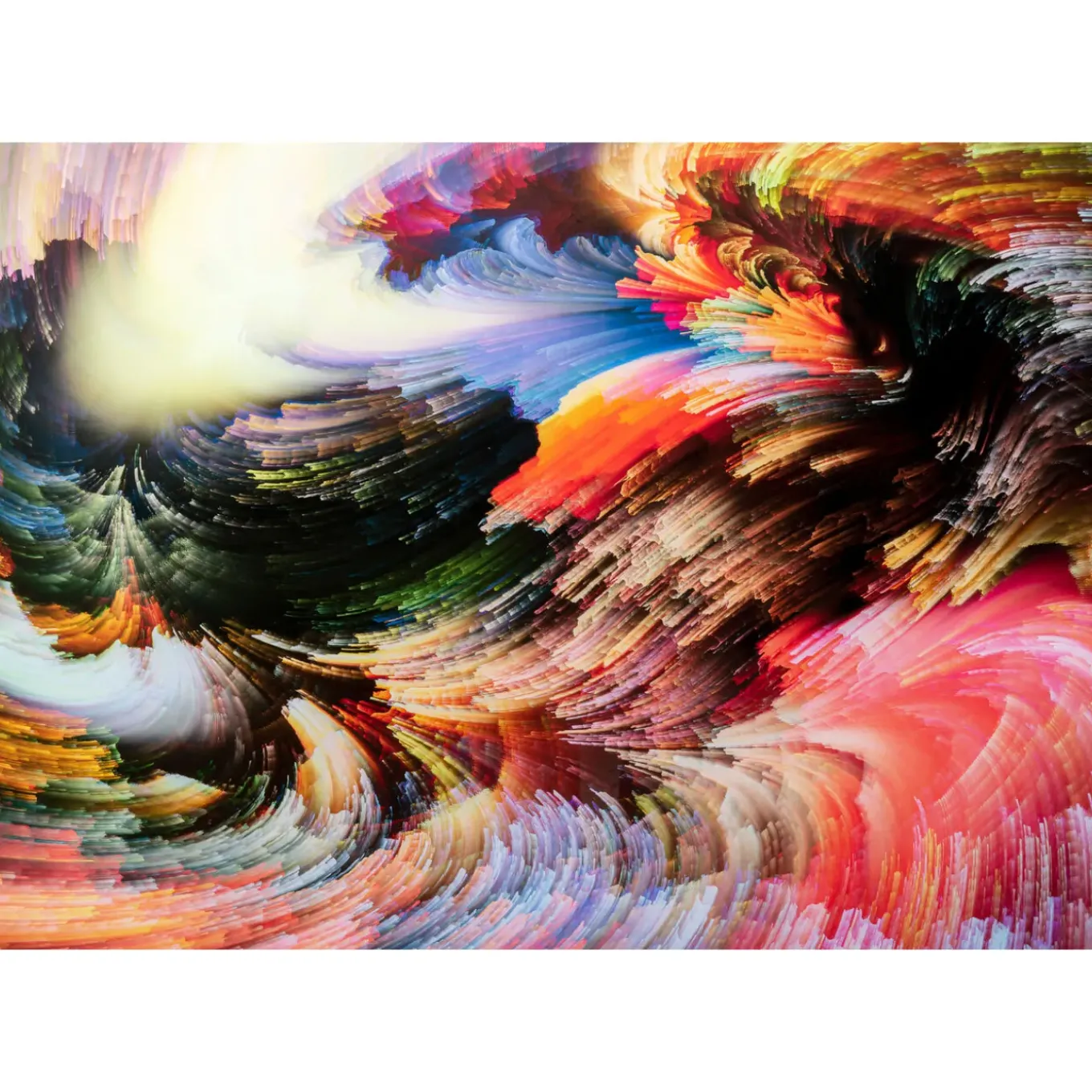 Tableau En Verre Space Galaxy 150X100Cm