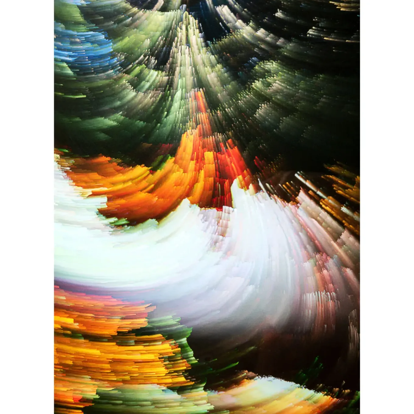 Tableau En Verre Space Galaxy 150X100Cm