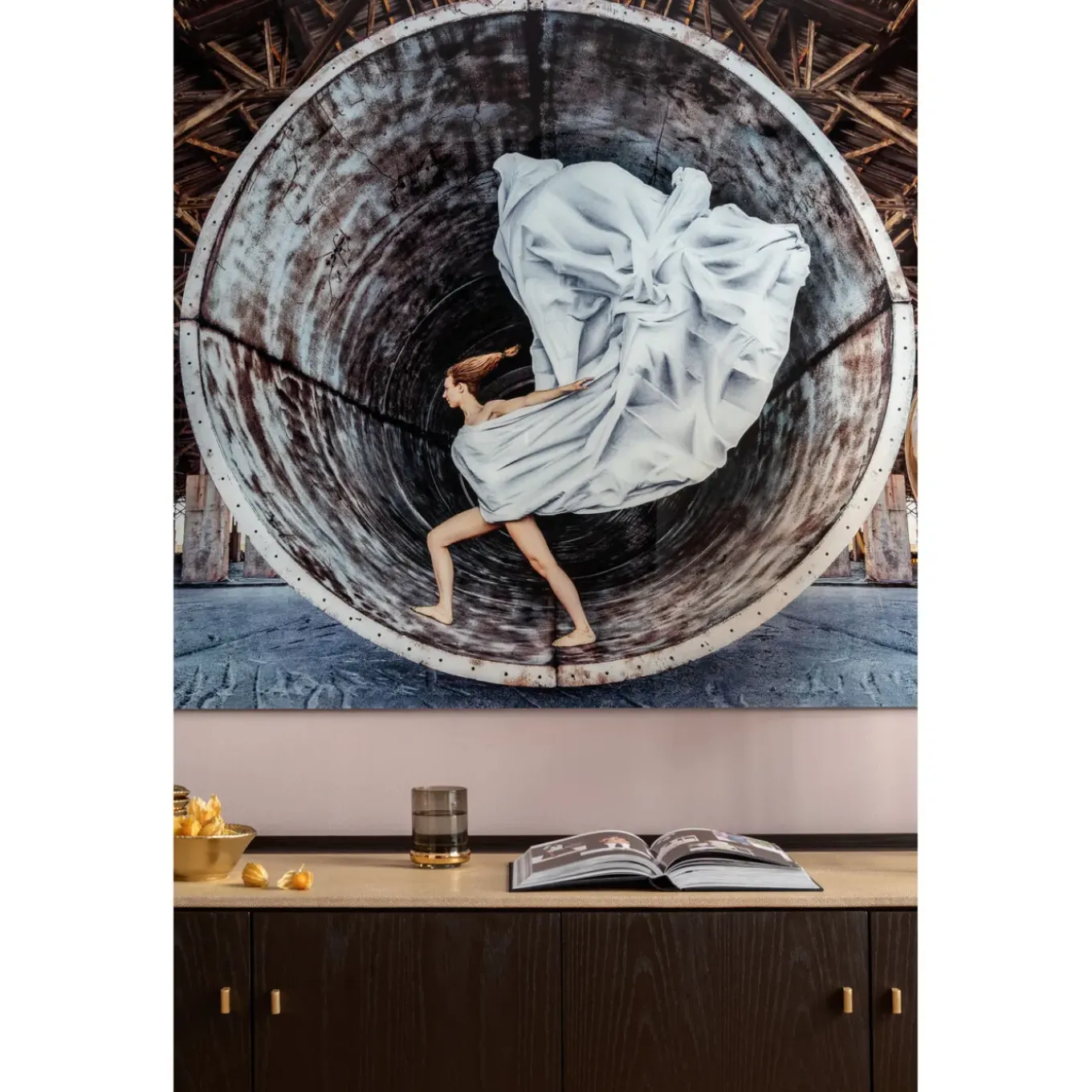 Tableau En Verre Time Traveller 180X120Cm