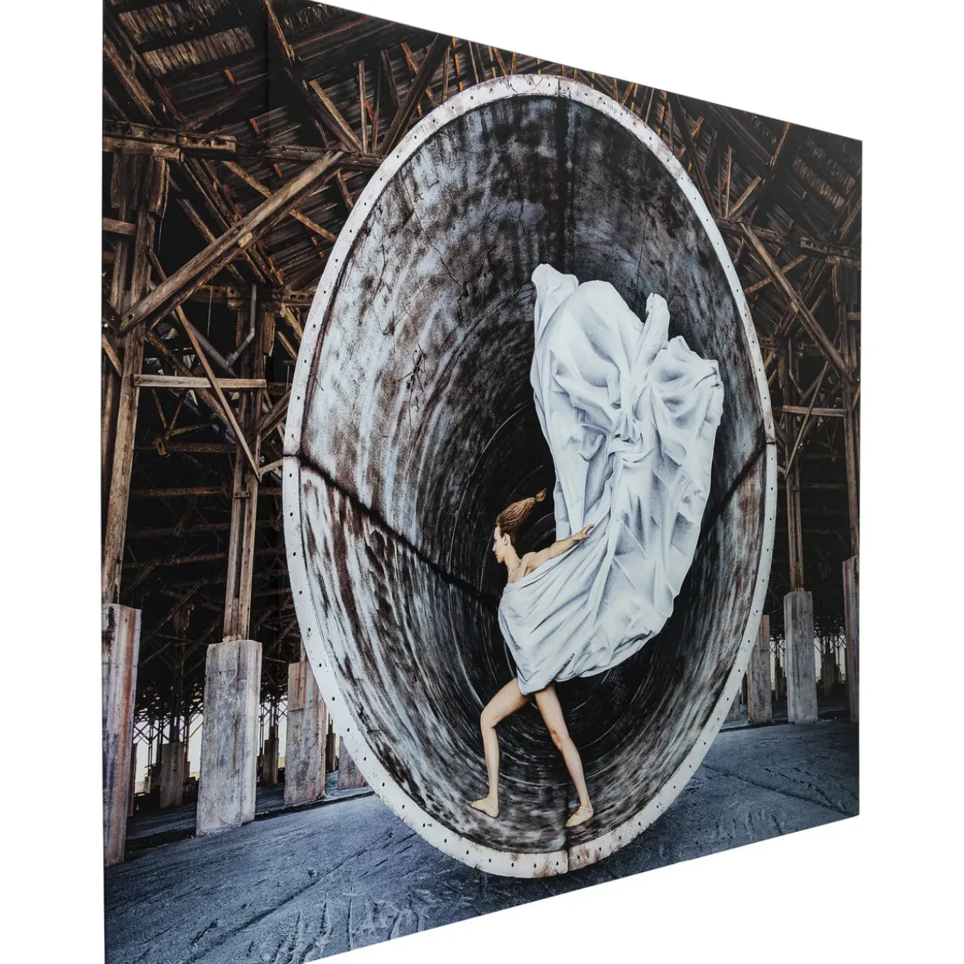 Tableau En Verre Time Traveller 180X120Cm
