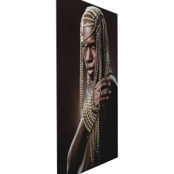Tableau En Verre Traditional Beads Man 100X150Cm