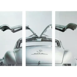 Tableau En Verre Triptychon Oldtimer Back 240X160C