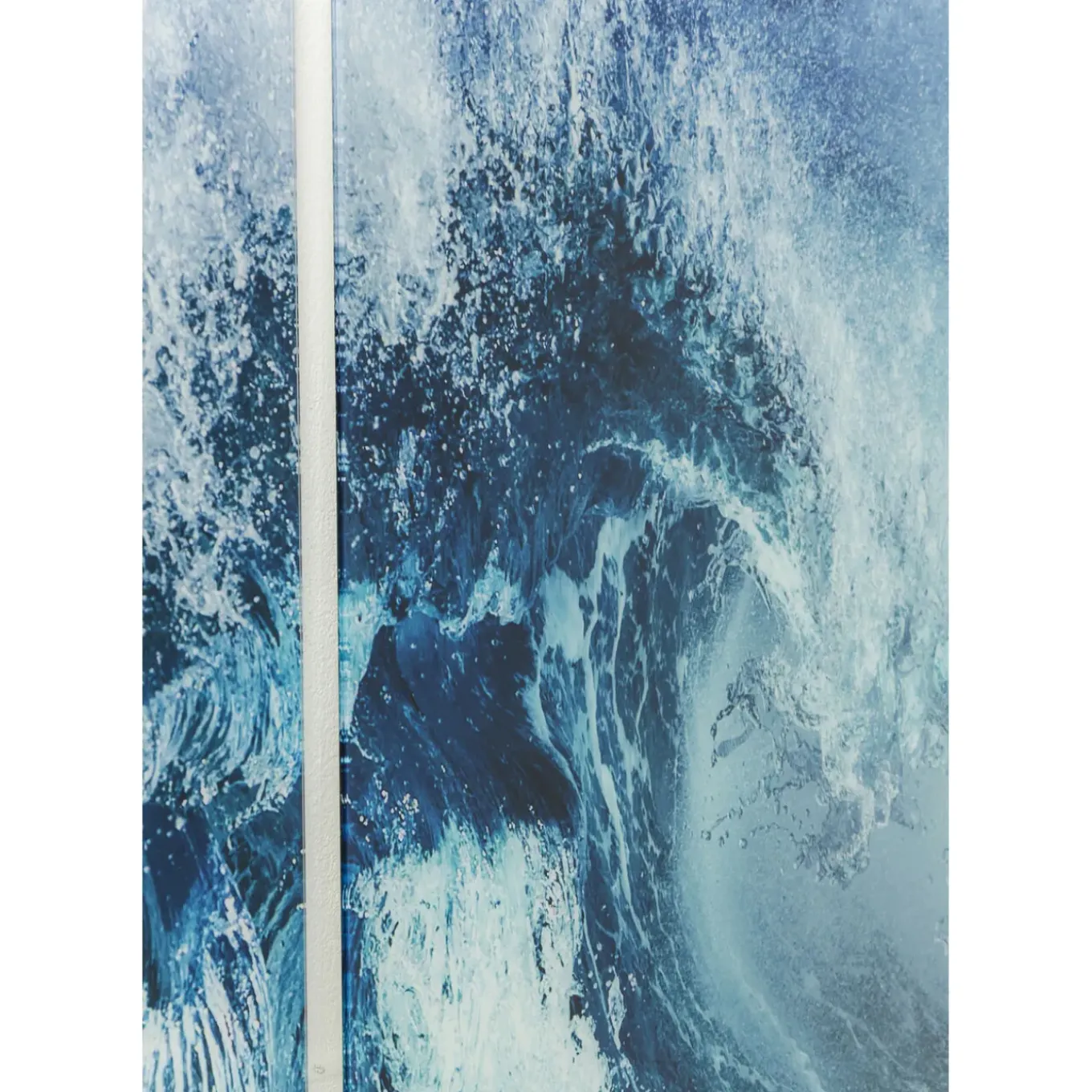 Tableau En Verre Triptychon Wave (3/Set)