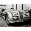 Tableau En Verre Vintage Cabrio 150X100Cm