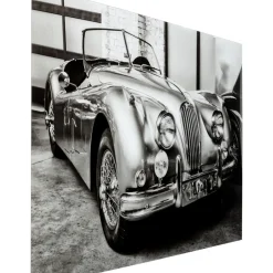 Tableau En Verre Vintage Cabrio 150X100Cm