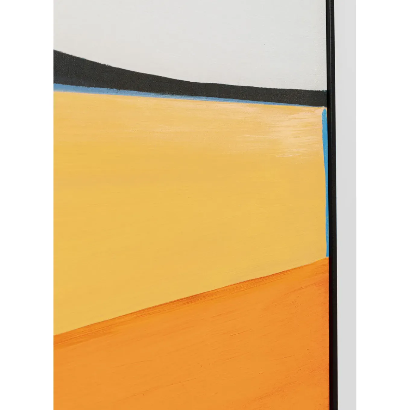 Tableau Encadre Abstract Shapes Orange 73X143Cm