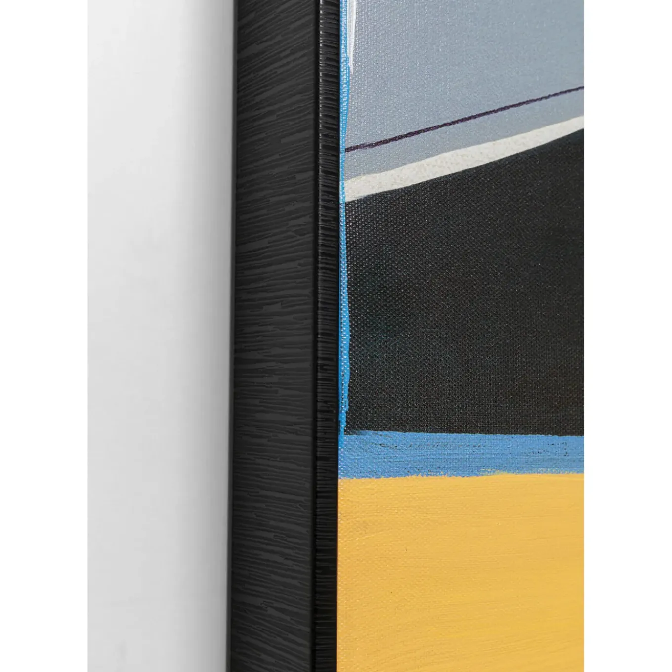 Tableau Encadre Abstract Shapes Orange 73X143Cm