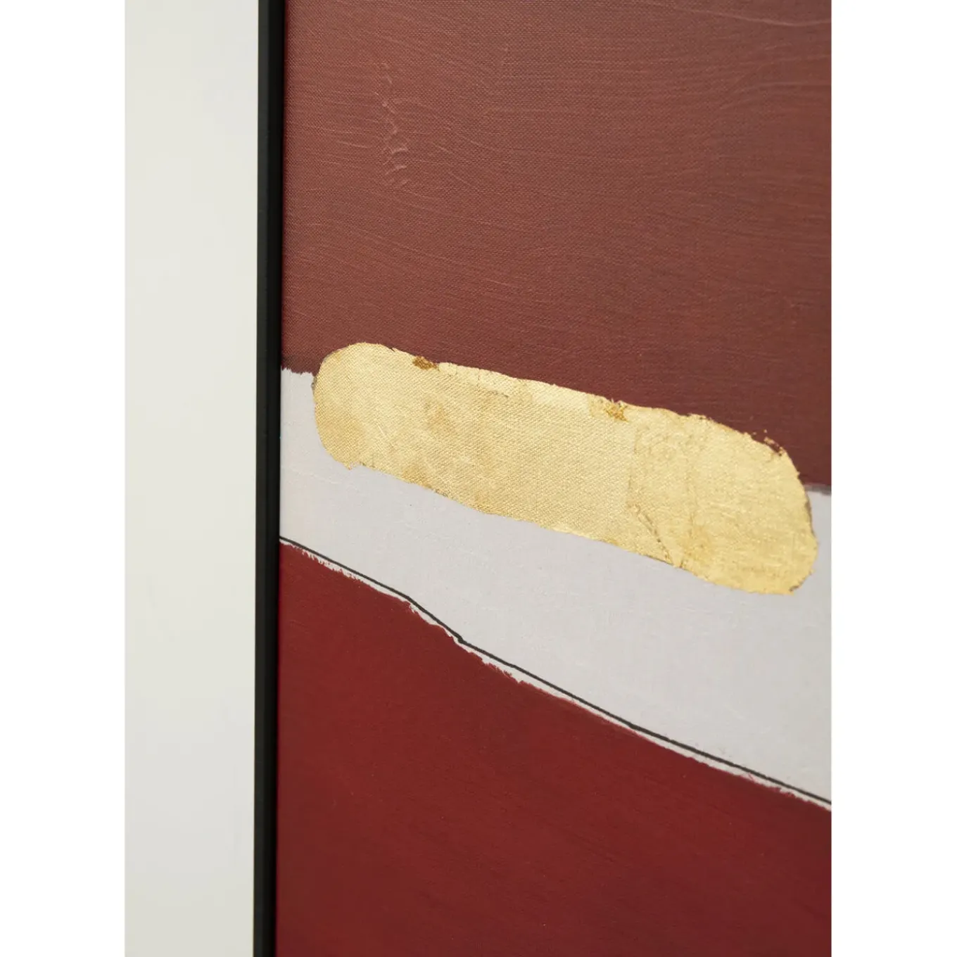 Tableau Encadre Abstract Shapes Fuchsia 73X143Cm