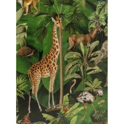 Tableau Encadre Animals In Jungle 80X100Cm