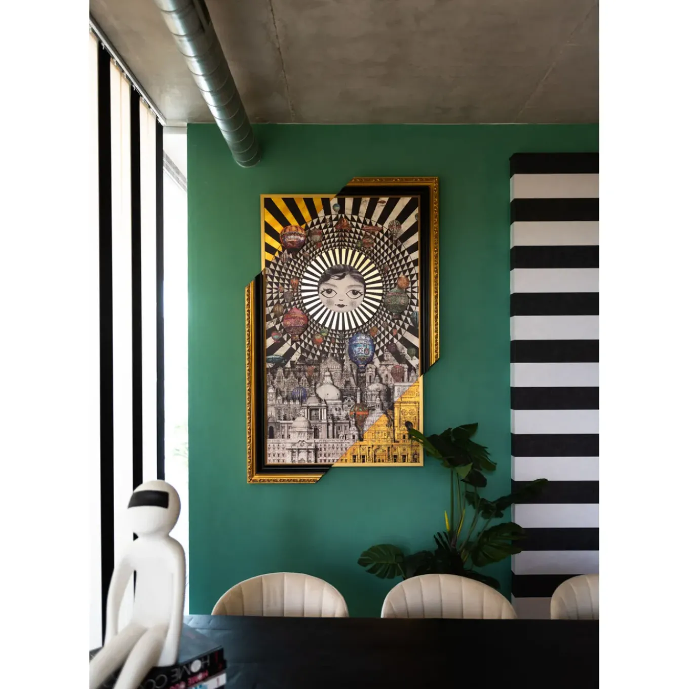 Tableau Encadre Balloons 110X174Cm