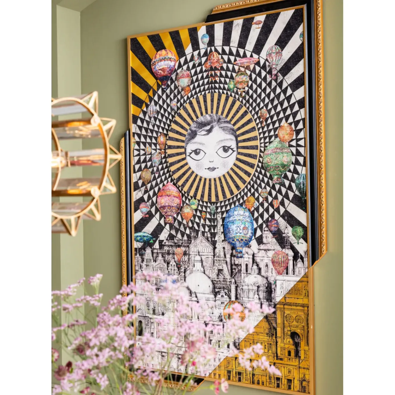 Tableau Encadre Balloons 160X260Cm