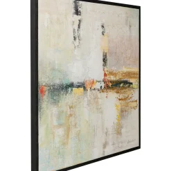 Tableau Encadre Dust Dore 120X120Cm