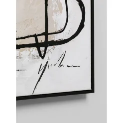 Tableau Encadre Dust Gris 100X100Cm