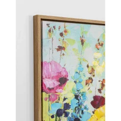 Tableau Encadre Flowery Meadow 100X100Cm