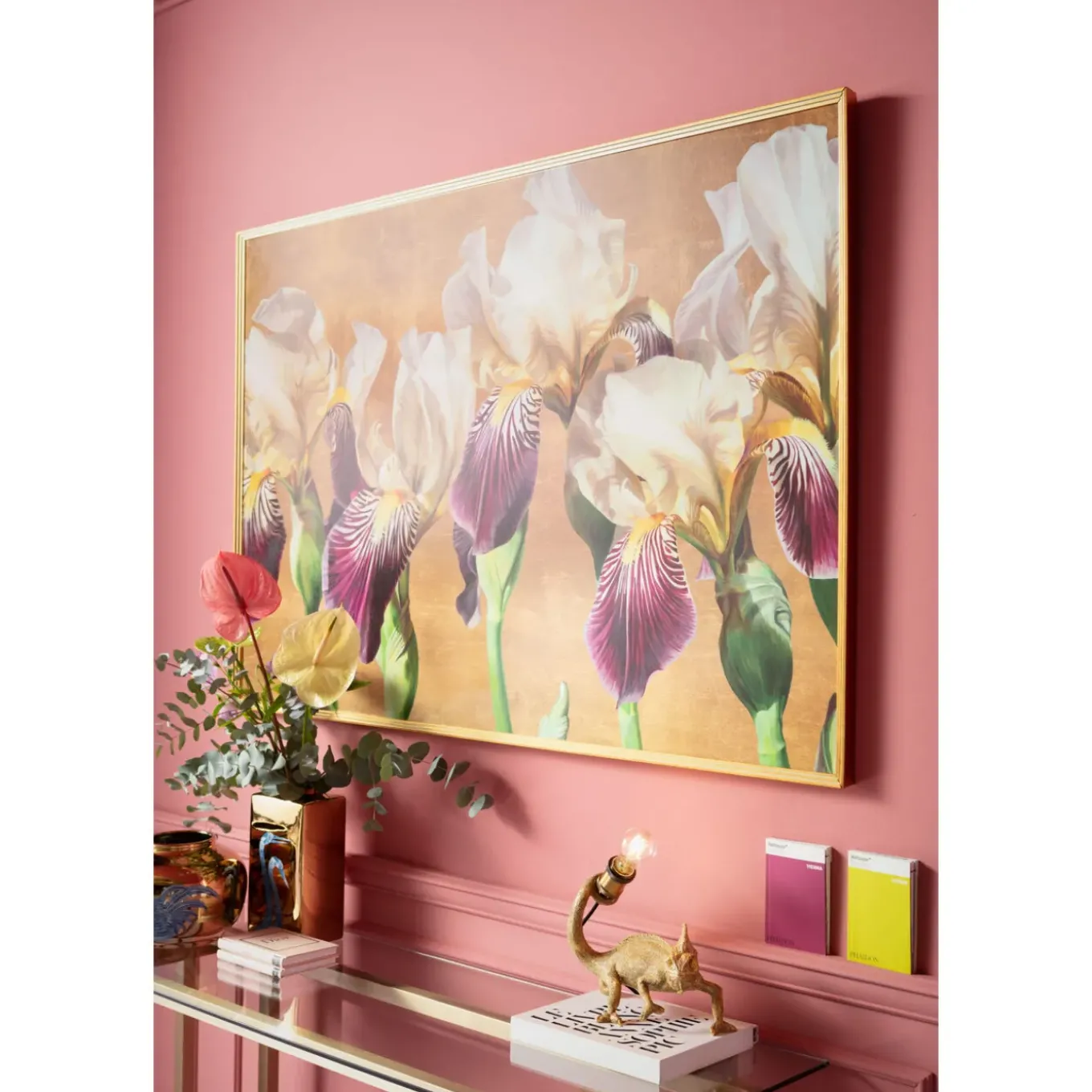 Tableau Encadre Iris 100X150Cm