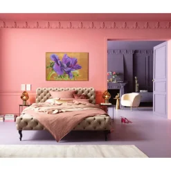 Tableau Encadre Violet 100X150Cm