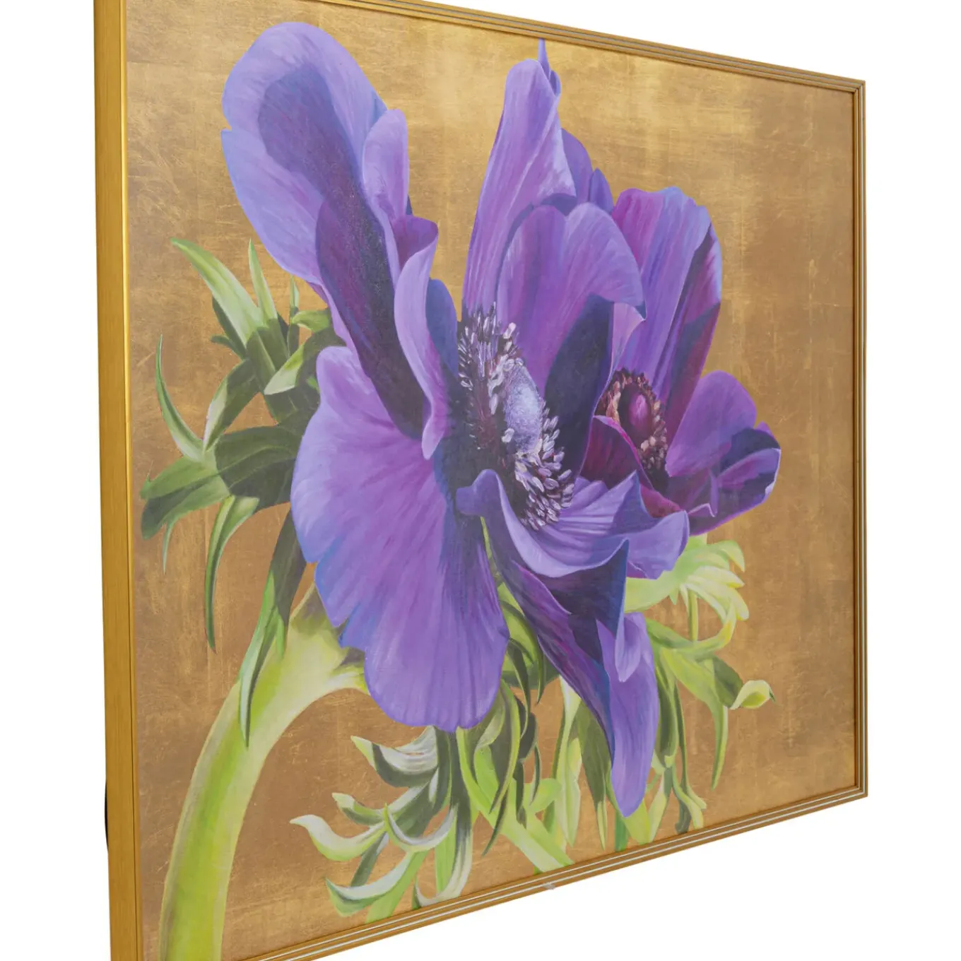 Tableau Encadre Violet 100X150Cm