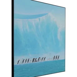 Tableau Encadre Walking Penguins 140X140Cm