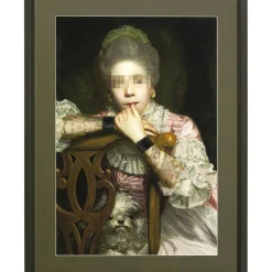 Tableau Frame Incognito Sitting Countess 82X112Cm