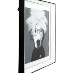 Tableau Frame Mirror Artist Dog 60X60