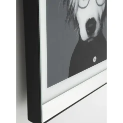 Tableau Frame Mirror Artist Dog 60X60