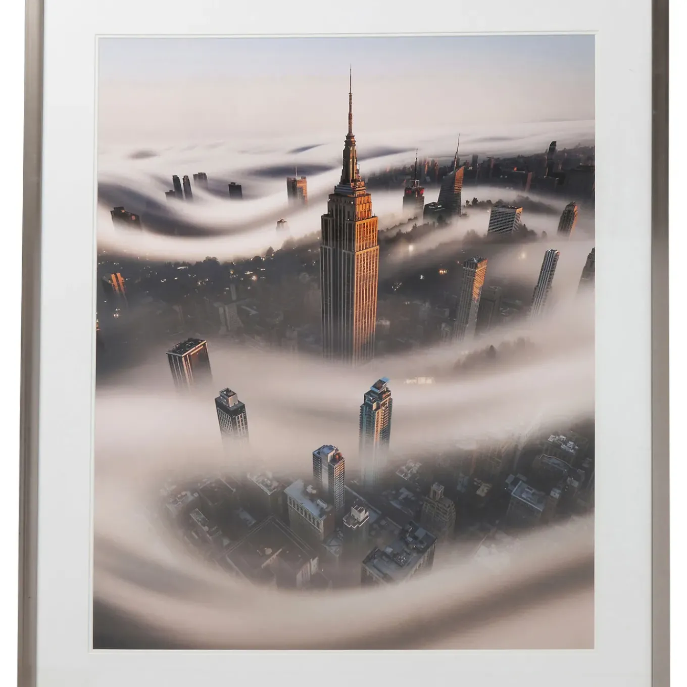 Tableau Frame Ny Storm 90X100Cm