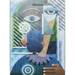 Tableau Geometric Woman 100X150Cm