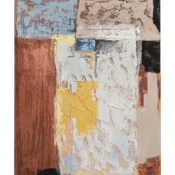 Tableau Sur Toile Art Splash Orange 90X120Cm