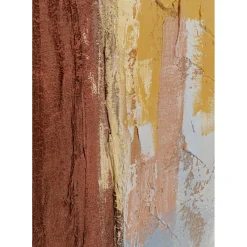 Tableau Sur Toile Art Splash Orange 90X120Cm