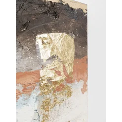 Tableau Sur Toile Art Splash Bleu 90X120Cm