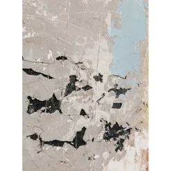 Tableau Sur Toile Art Splash Bleu 90X120Cm