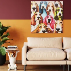 Tableau Sur Toile Doggy Eye S 100X100Cm