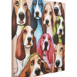 Tableau Sur Toile Doggy Eye S 100X100Cm