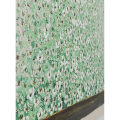 Tableau Sur Toile Flower Boat Beige Vert 80X100Cm