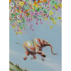 Tableau Sur Toile Flying Elephant In Day 120X160Cm