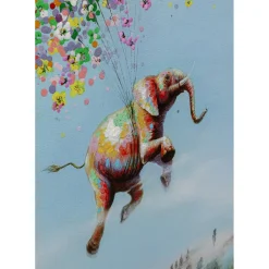 Tableau Sur Toile Flying Elephant In Day 80X100Cm