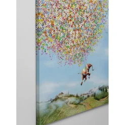 Tableau Sur Toile Flying Elephant In Day 80X100Cm