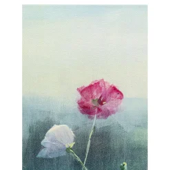 Tableau Sur Toile Pastell Flowers 120X120Cm