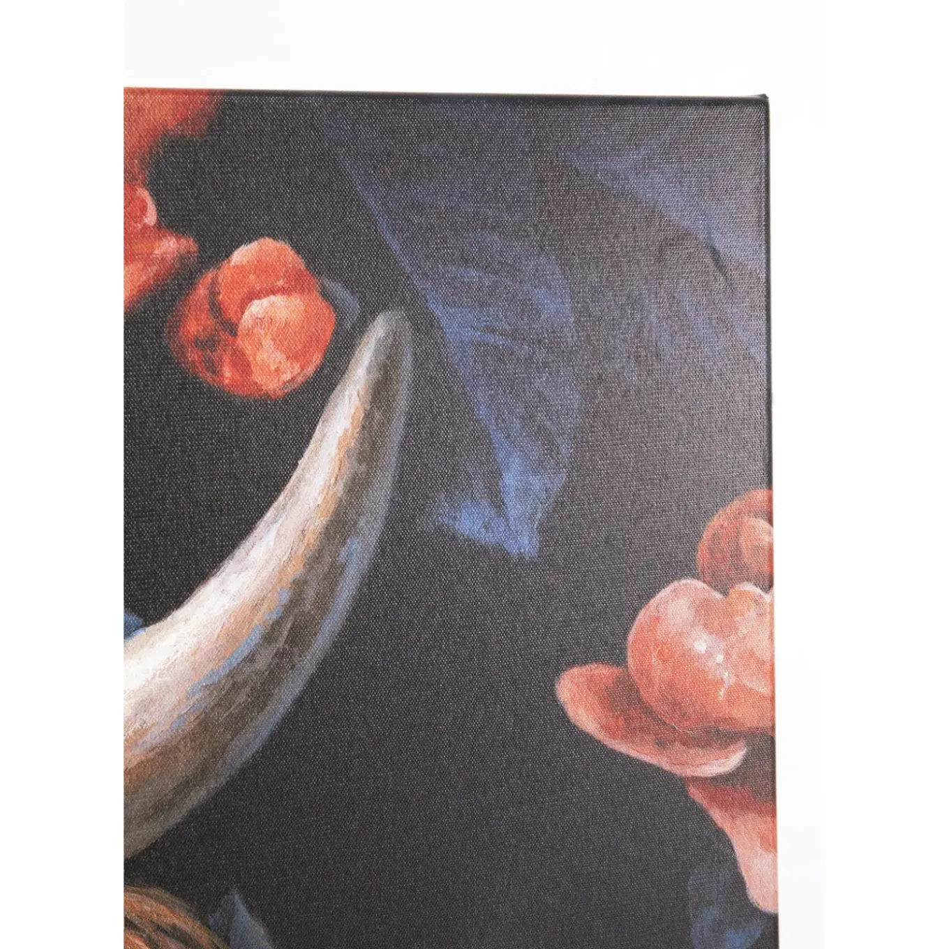 Tableau Sur Toile Yak In Flower 140X90Cm