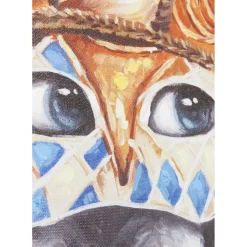Tableau Touched Carnival Monkey 70X70Cm