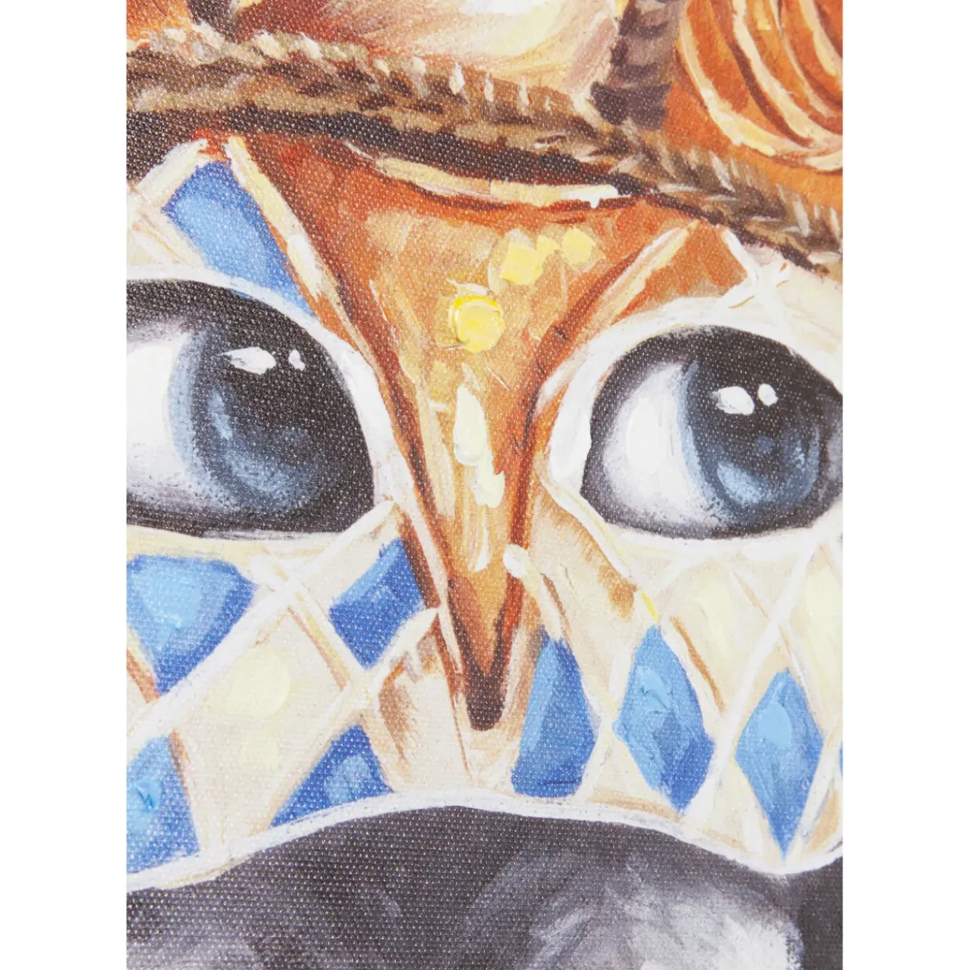 Tableau Touched Carnival Monkey 70X70Cm