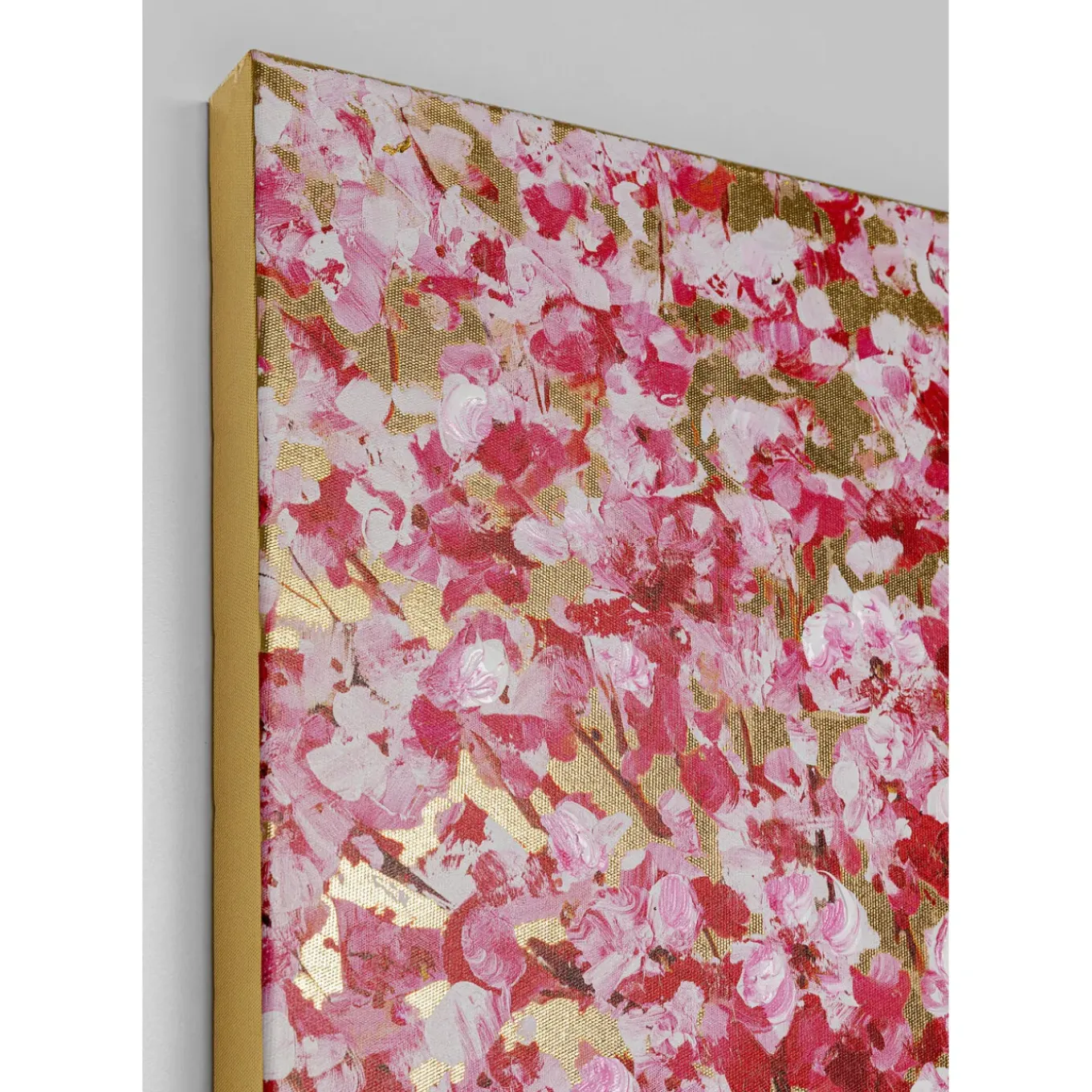Tableau Touched Flower Couple Dore-Fuchsia 80X100C