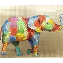 Tableau Touched Flower Elefant 120X90Cm