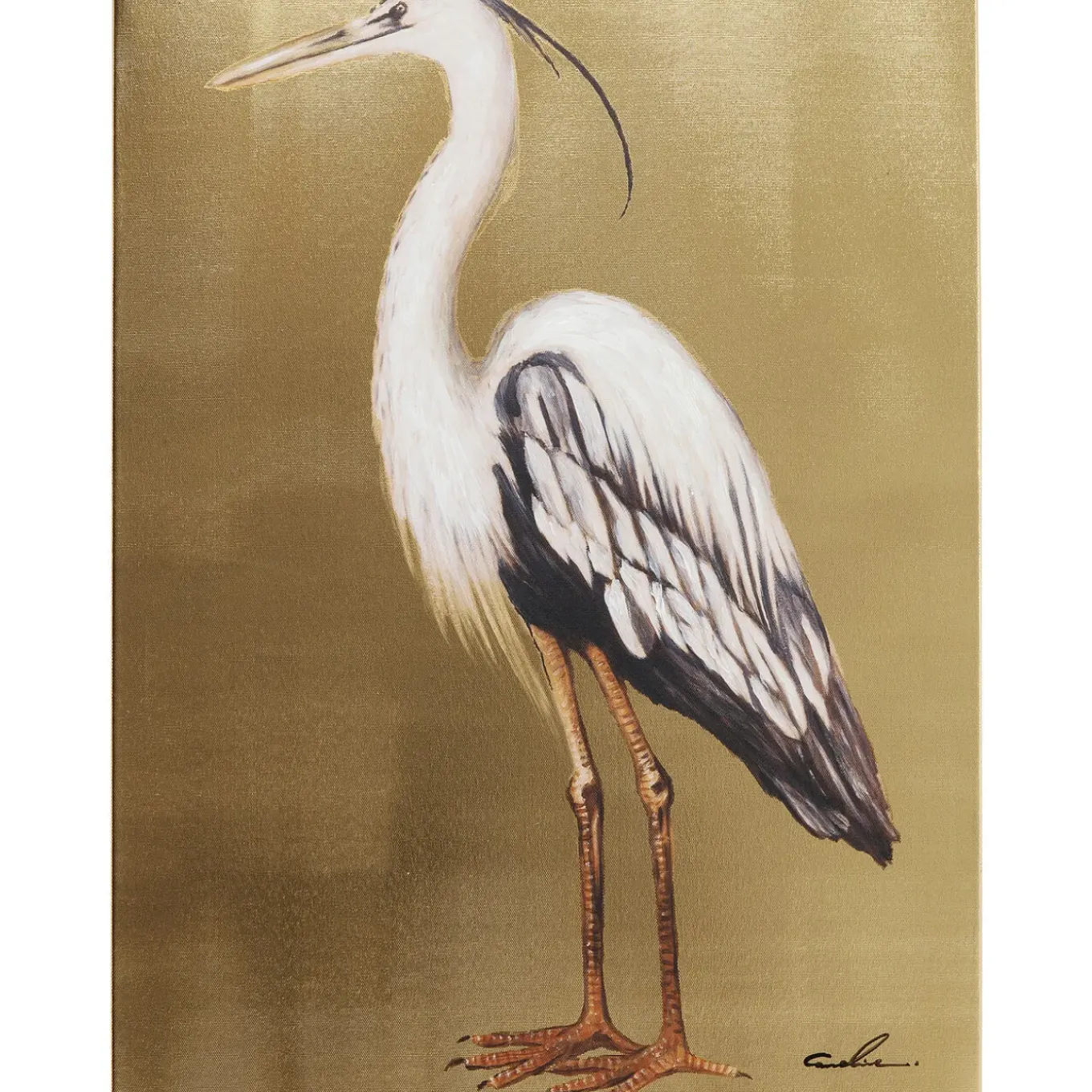 Tableau Touched Heron Left 50X70Cm